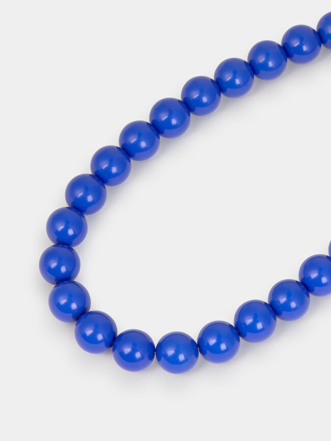 COLLAR MEDIO BOLAS Azul Sky