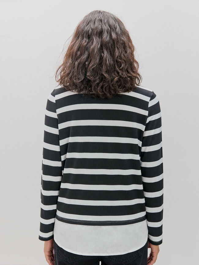 CAMISETA CON FALDÓN RAYAS Rayas 1