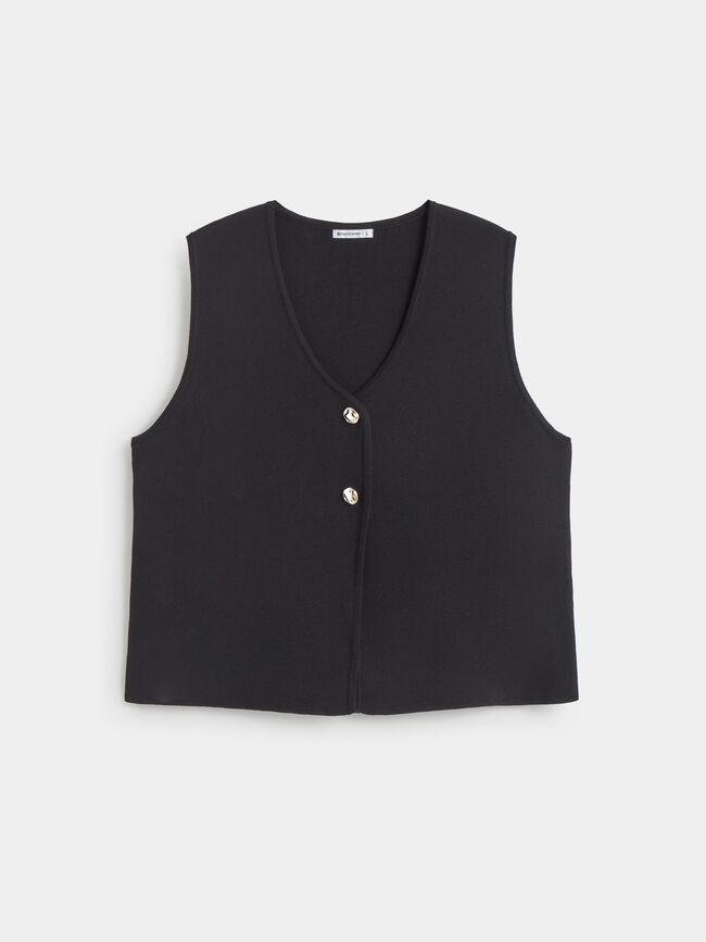 CHALECO MILES Negro
