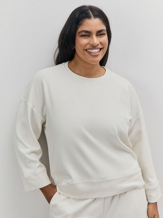 SUDADERA MICROPANA Crudo image number null