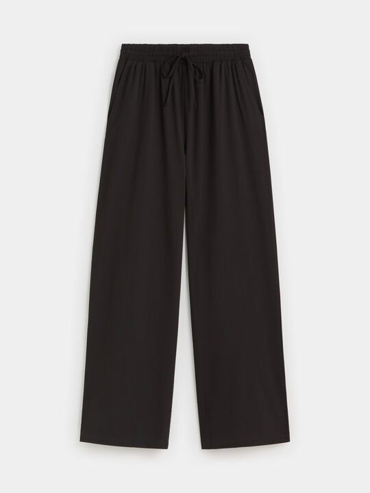 PANTALÓN PALAZZO Negro image number null