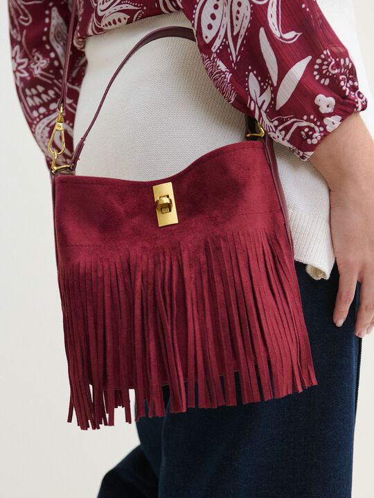 BOLSO FLECOS Berenjena image number null