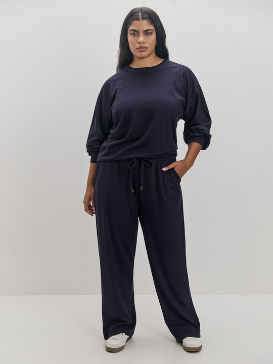 SUDADERA CORTES Azul Marino image number null