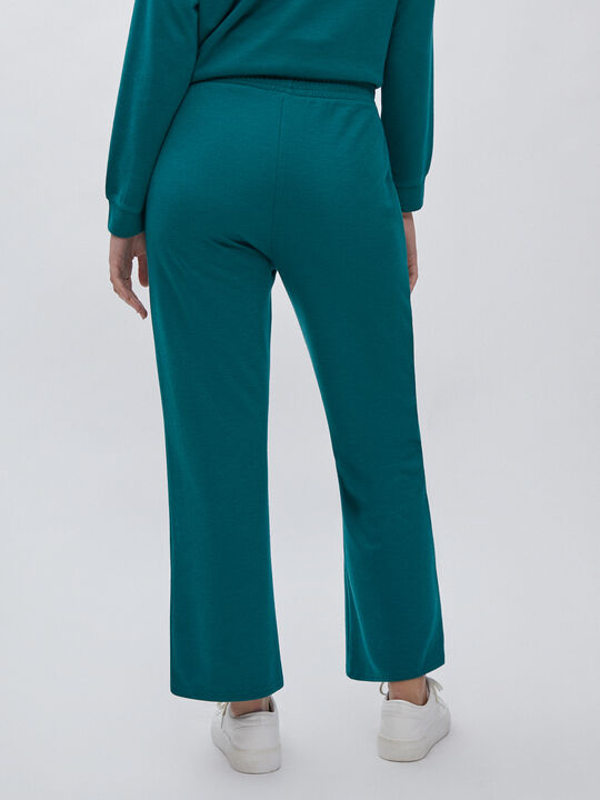 PANTALÓN JOGGER ANCHO Verde Laguna image number null