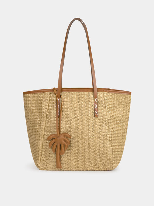 BOLSO CAPAZO LLAVERO Marron image number null