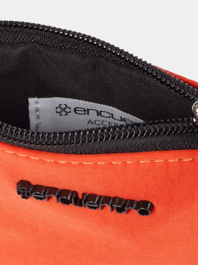 Monedero rectangular cremallera Naranja