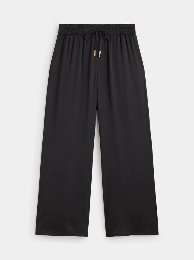 Pantalón fluido satinado 