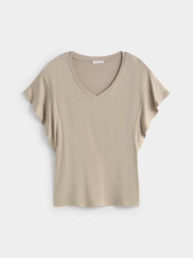 CAMISETA VOLANTES Vison Claro