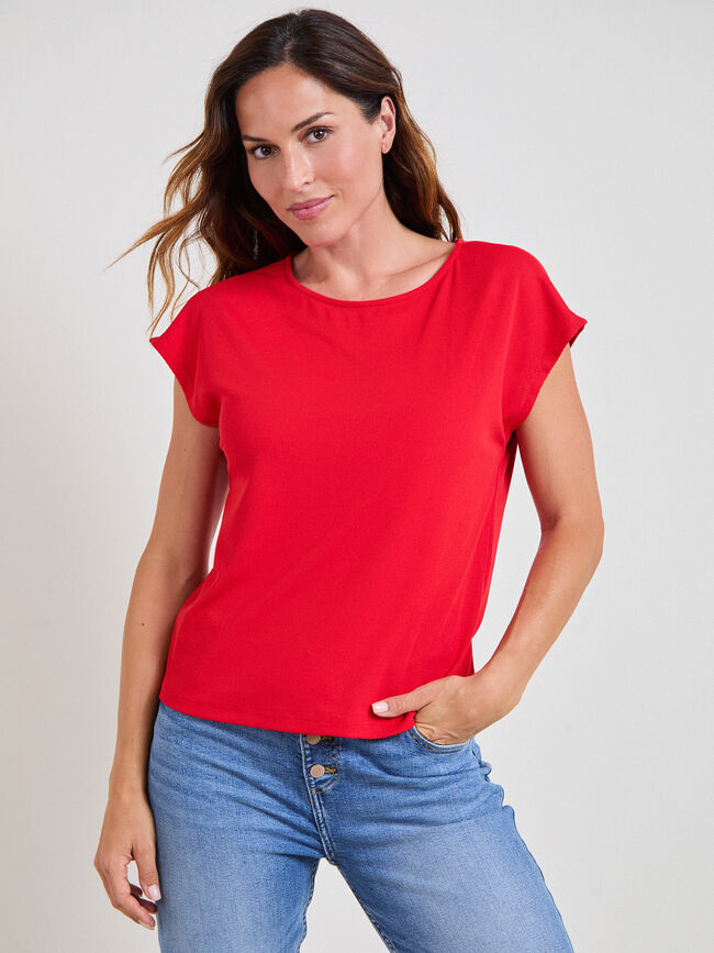 CAMISETA MANGA CORTA Rojo