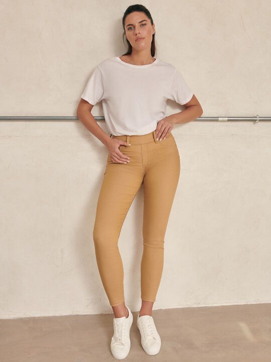 VAQUERO JEGGING Camel image number null