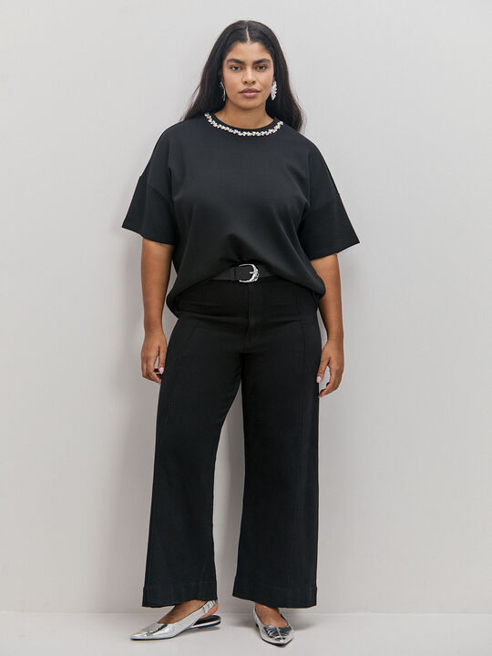 CAMISETA JOYA Negro image number null