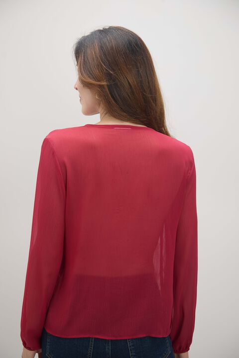blusa volantes Rojo image number null