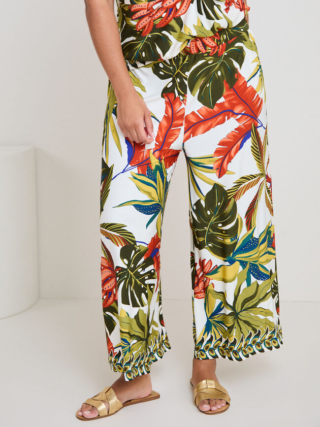 PANTAL&Oacute;N SET DTY TROPICAL Verde