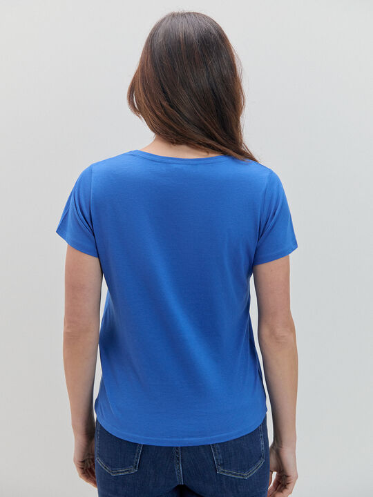 CAMISETA LIB&Eacute;LULA BRILLANTE Azulon image number null