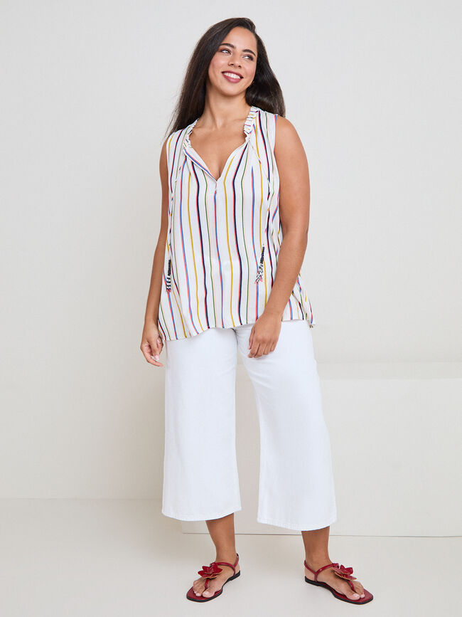 TOP FLUIDO ESTAMPADO Crudo
