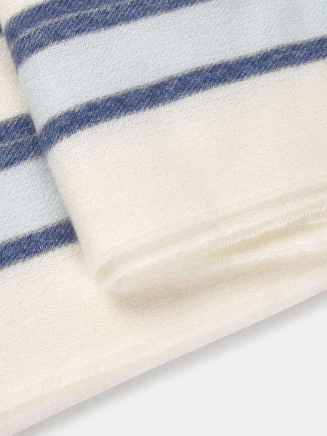 BUFANDA RALLAS BRILLO Blanco Optico