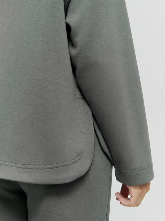 SUDADERA CAPUCHA Verde Te image number null
