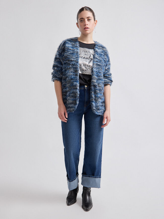 CHAQUETA LANOSA Azul Marino