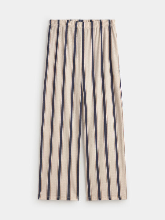 PANTALON ESTAMPADO RAYAS Crudo image number null