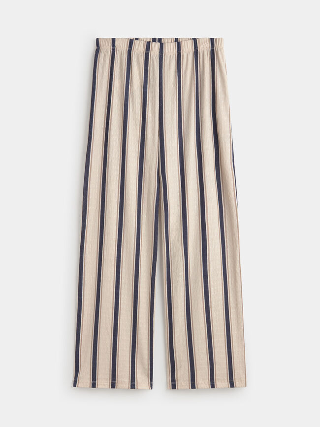 PANTALON ESTAMPADO RAYAS Crudo