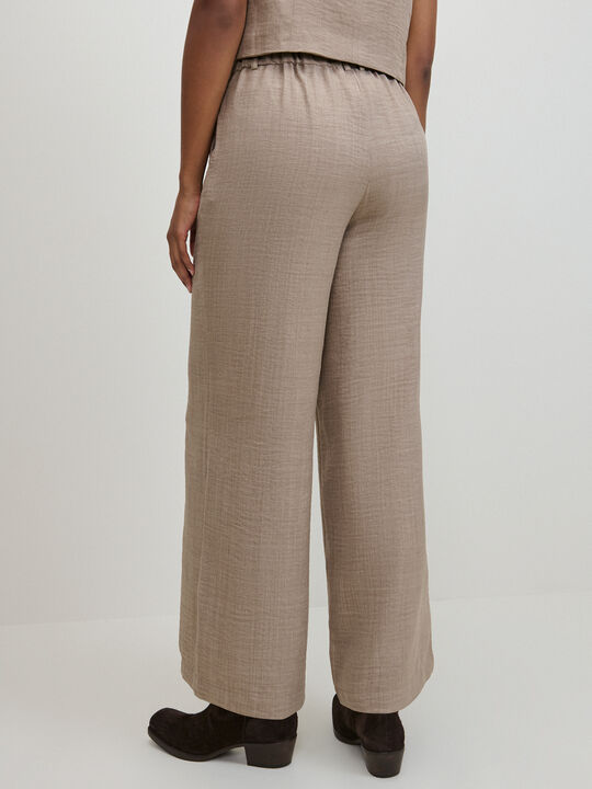 PANTALON RECTO RUSTICO Camel image number null
