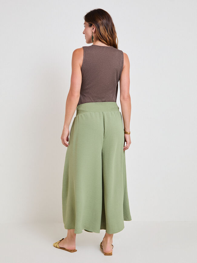 PANTAL&Oacute;N FALDA verde militar