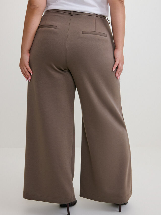 PANTALON PINZAS Vison oscuro