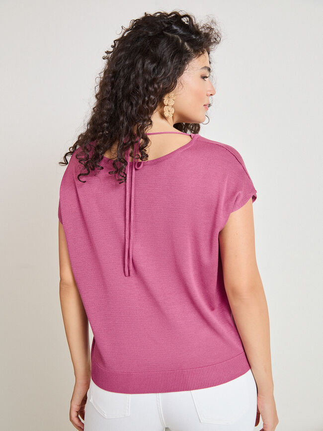 JERSEY CUELLO REDONDO rosa blush