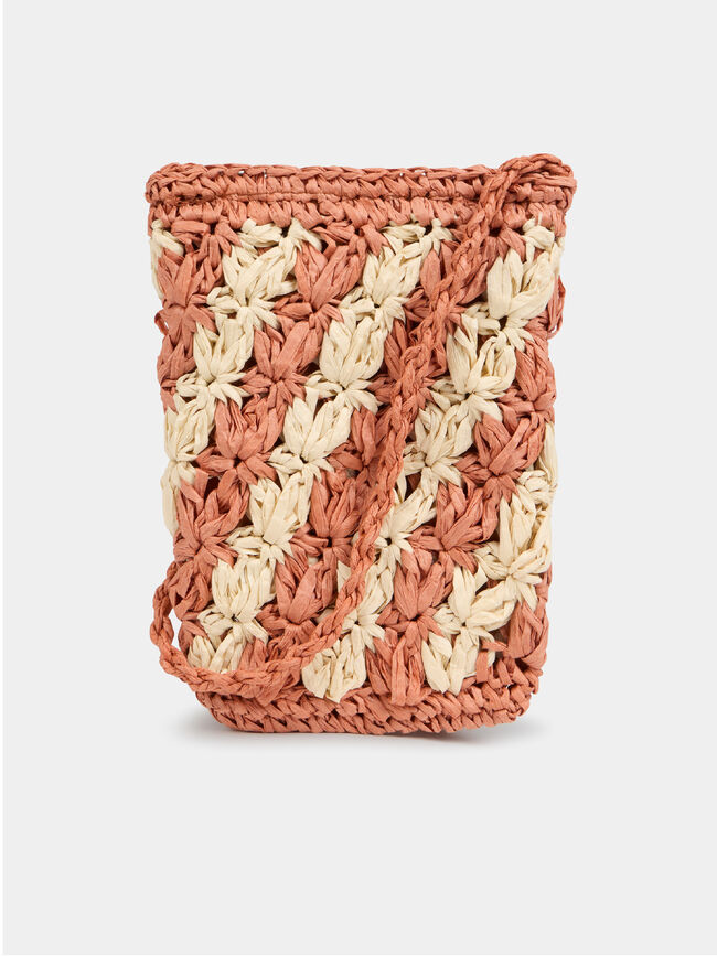BOLSO MINI RAFIA Azafran 2