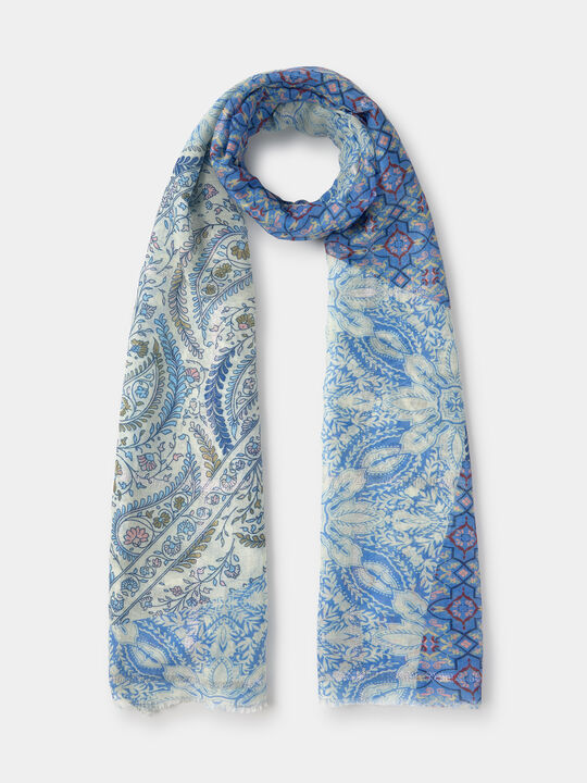 PA&Ntilde;UELO ESTAMPADO BRILLO Azul Bebe image number null