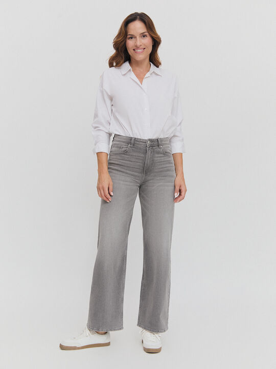 WIDE LEG BÁSICO Gris image number null