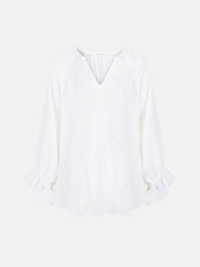 Blusa plumeti Blanco Optico