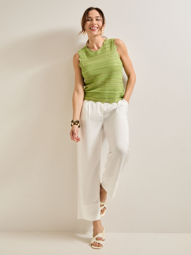 TOP DIBUJO CENEFA Verde