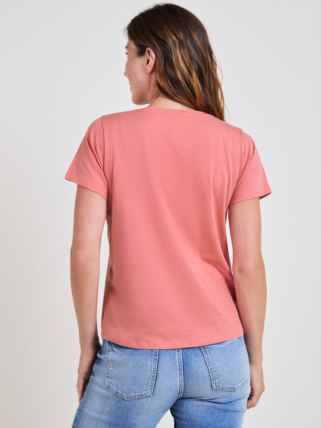CAMISETA MOSAICO FLORES Blush