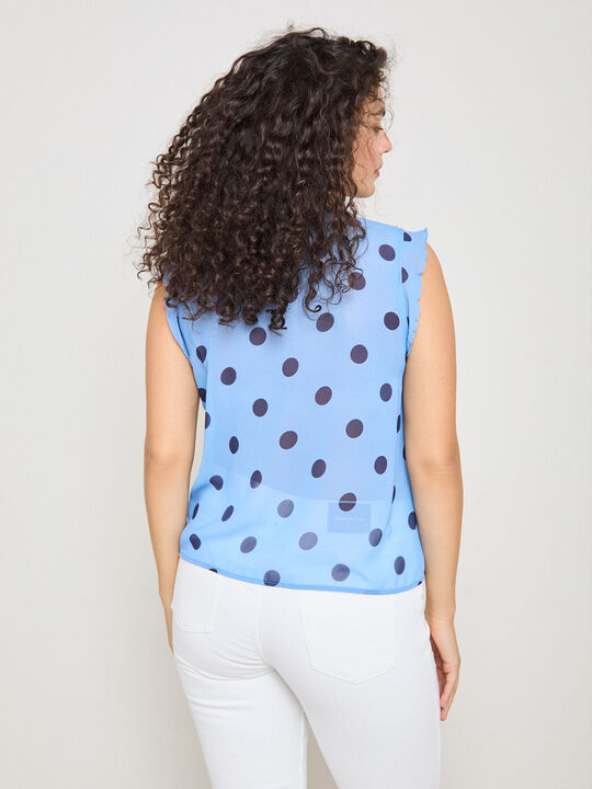 BLUSA TOPOS Azul Marino image number null