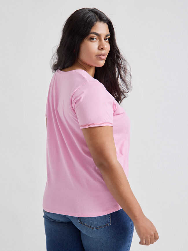 CAMISETA POSICIONAL AMORE Rosa