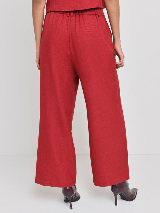 PANTALON RECTO RUSTICO Rojo Cereza image number null