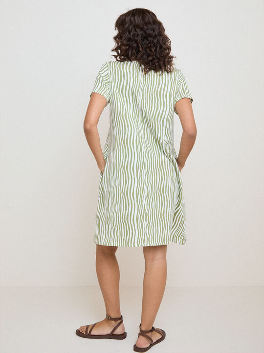 VESTIDO CORTO Estampado 1 image number null