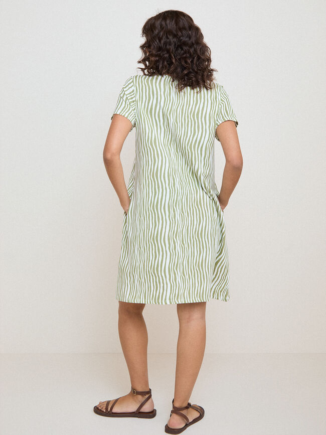 VESTIDO CORTO Estampado 1