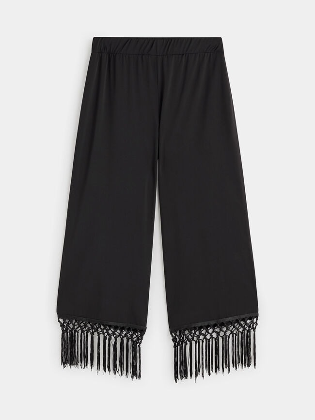 PANTALON FLECOS Negro
