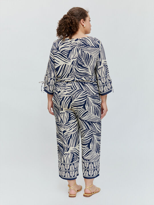 PANTALON LAZADA RECTO Azul Noche image number null