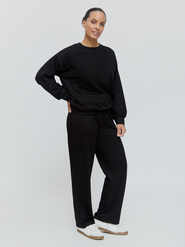 PANTALON BOLSILLOS PARCHE Negro