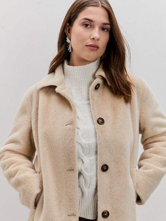 ABRIGO PELO Crudo image number null