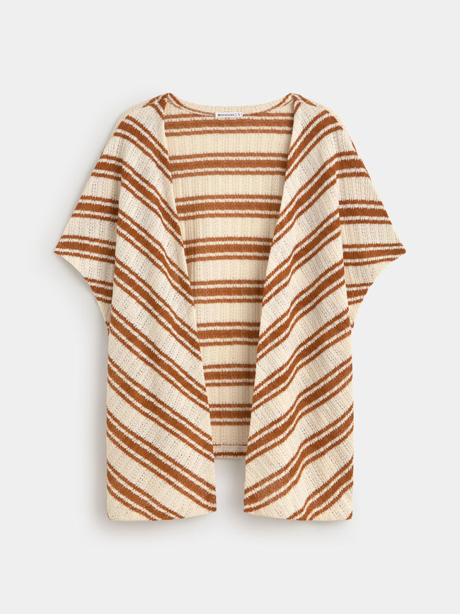 CHAQUETA ABIERTA Marron
