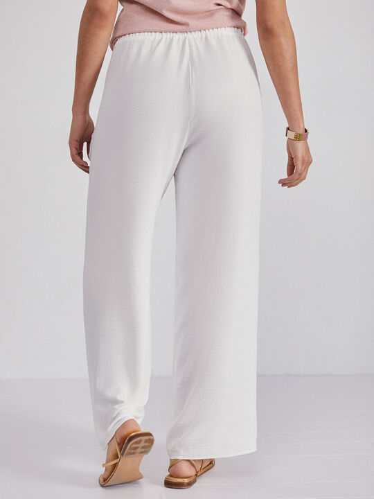 Pantalón abertura frontal Blanco Hueso image number null