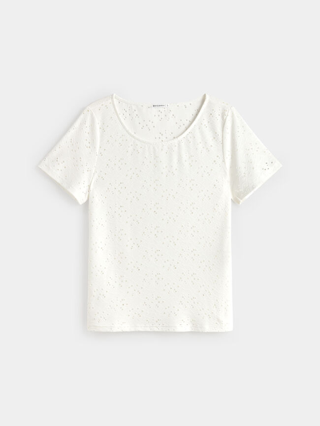 CAMISETA MANGAS CAPA Blanco Optico