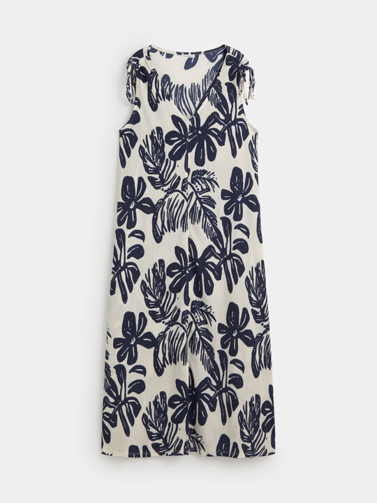 VESTIDO FRUNCE HOMBROS Estampado 1 image number null