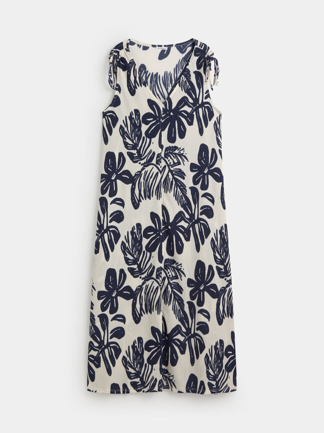 VESTIDO FRUNCE HOMBROS Estampado 1