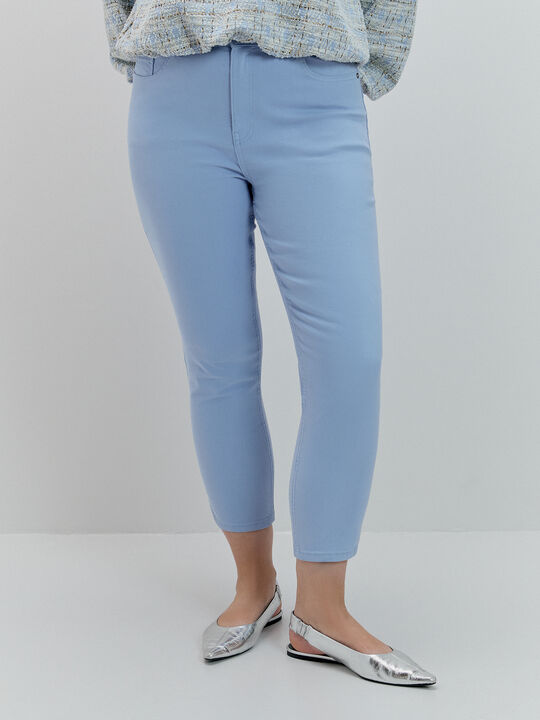 VAQUERO PITILLO CROP Azul Chambray image number null