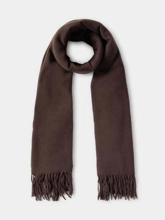 BUFANDA BÁSICA Marron Oscuro image number null